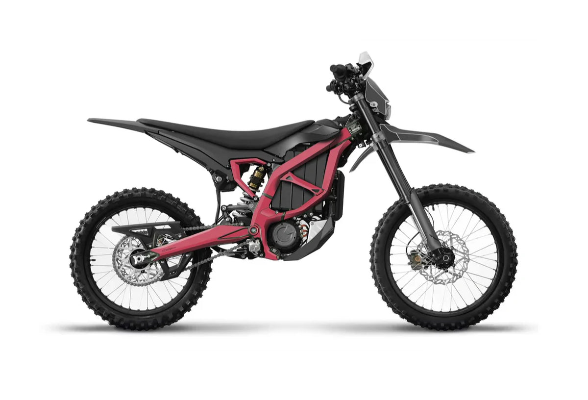 Black and Light Red Surron Ultra 2026